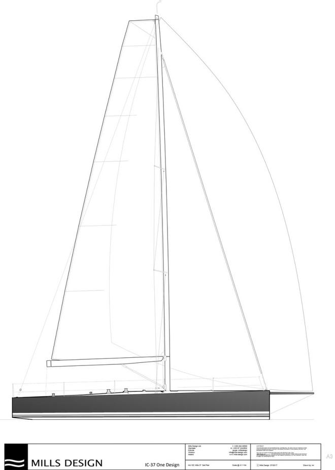 Mills sail plan - Rolex NYYC Invitational Cup © Stuart Streuli