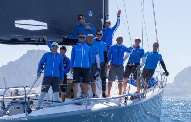 Enfant Terrible finished the event with a pair of seconds on the final day to win the event. - Rolex Capri Sailing Week 2017 © Enfant Terrible/ZGN