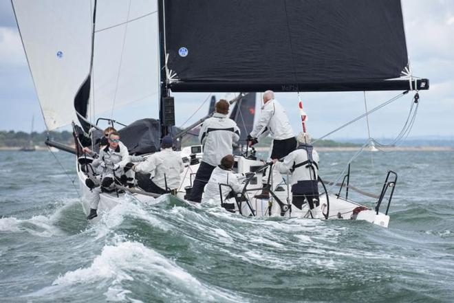 Tony Mack's McFly scorches ahead to take the lead in the J/111s - Vice Admiral's Cup 2017 ©  Rick Tomlinson http://www.rick-tomlinson.com