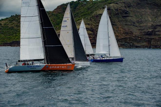 Challenger from Nova Scotia at the start from Antigua of the inaugural Antigua Bermuda Race ©  Ted Martin / Antigua Bermuda Race