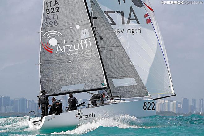 Carlo Fracassoli - the World Champion 2012 and World's second 2016 will be at the helm of Gianluca Perego's Maidollis ITA854. Melges 24 World Championship 2016 in Miami © Pierrick Contin www.pierrickcontin.com