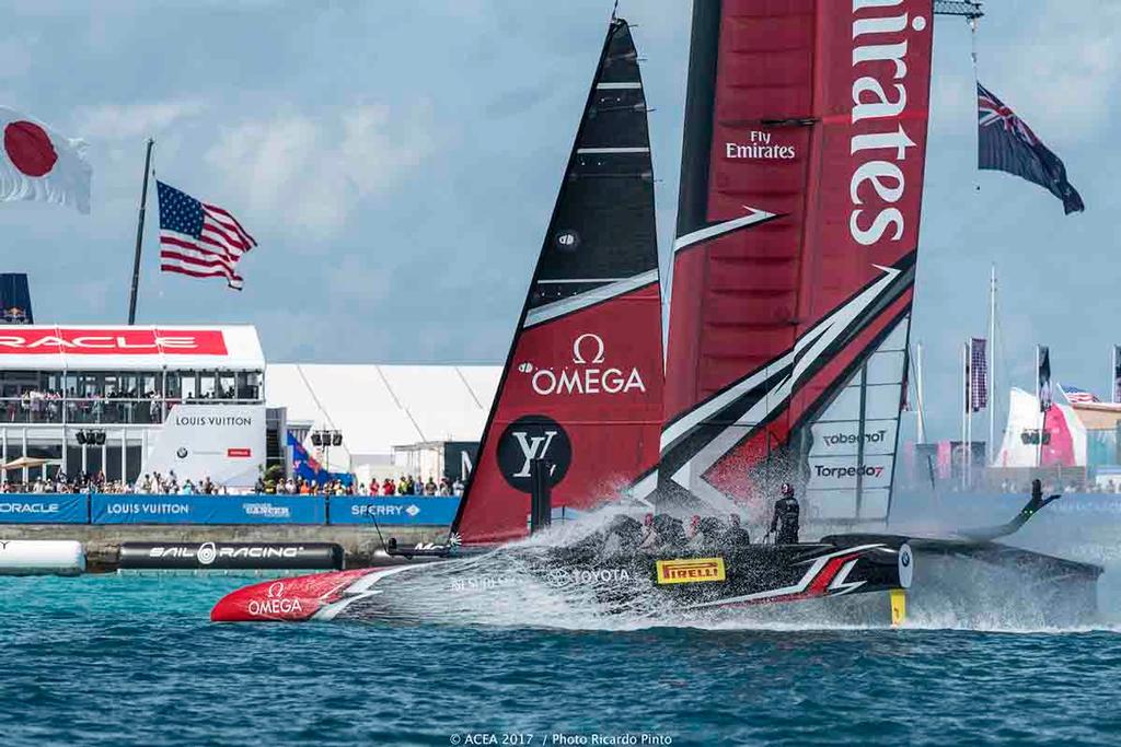 2017 America's Cup - Qualifiers Race Day 2 photo copyright ACEA / Ricardo Pinto http://photo.americascup.com/ taken at  and featuring the  class