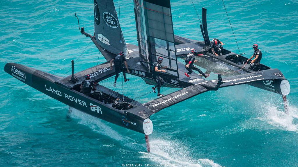 2017 America's Cup - Qualifiers Race Day 3 photo copyright ACEA / Ricardo Pinto http://photo.americascup.com/ taken at  and featuring the  class