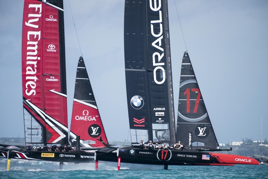 35th America's Cup 2017 - Day 1 photo copyright Sam Greenfield/Oracle Team USA http://www.oracleteamusa.com taken at  and featuring the  class