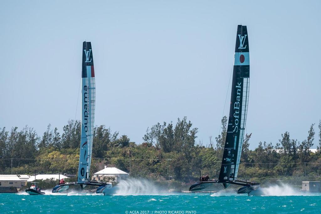 Day10 - Practice Session 5, Day 1 - May 15, 2017, Great Sound Bermuda © ACEA / Ricardo Pinto http://photo.americascup.com/