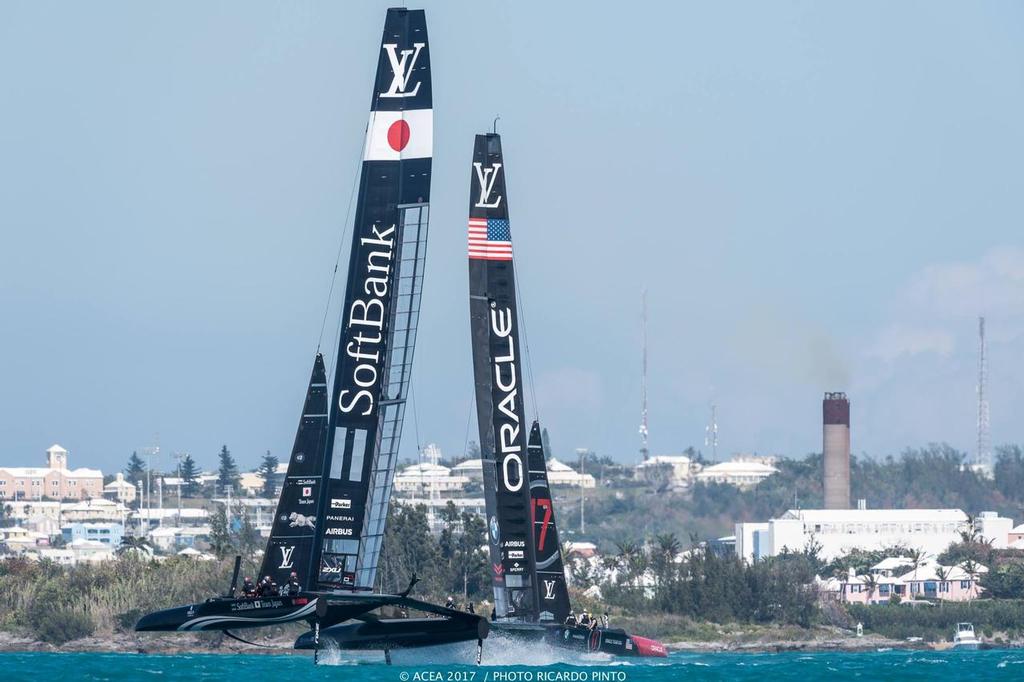 Day11 - Practice Session 5, Day 1 - May 15, 2017, Great Sound Bermuda © ACEA / Ricardo Pinto http://photo.americascup.com/