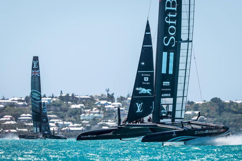 Day4 - Practice Session 5, Day 1 - May 15, 2017, Great Sound Bermuda © ACEA / Ricardo Pinto http://photo.americascup.com/