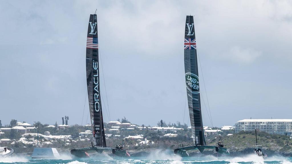 Day6 - Practice Session 5, Day 1 - May 15, 2017, Great Sound Bermuda © ACEA / Ricardo Pinto http://photo.americascup.com/