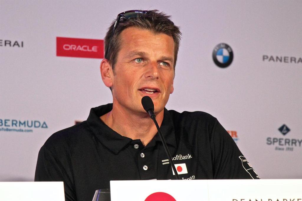 Dean Barker (Softbank Team Japan) - 35th America's Cup - Opening Media Conference, May 24, 2017 photo copyright Richard Gladwell www.photosport.co.nz taken at  and featuring the  class