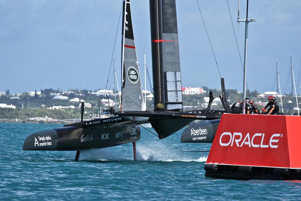 Land Rover BAR (GBR) - Day 1 - America's Cup 2017, May 27, 2017 Great Sound Bermuda photo copyright Richard Gladwell www.photosport.co.nz taken at  and featuring the  class