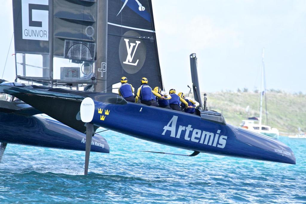 Artemis Racing (SWE) - Day 1 - America's Cup 2017, May 27, 2017 Great Sound Bermuda photo copyright Richard Gladwell www.photosport.co.nz taken at  and featuring the  class