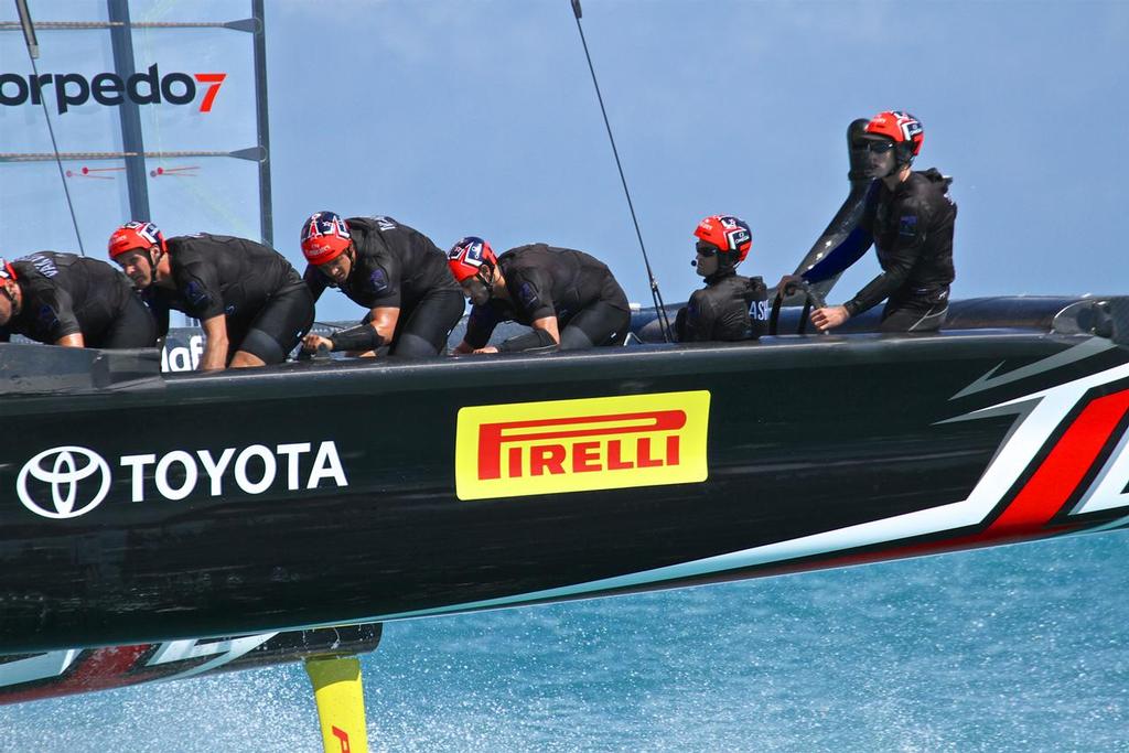 America's Cup 2017, May 27, 2017 Great Sound Bermuda photo copyright Richard Gladwell www.photosport.co.nz taken at  and featuring the  class