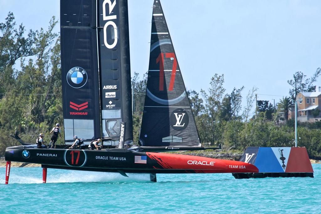 Oracle Team USA - Day 1 -America's Cup 2017, May 27, 2017 Great Sound Bermuda photo copyright Richard Gladwell www.photosport.co.nz taken at  and featuring the  class