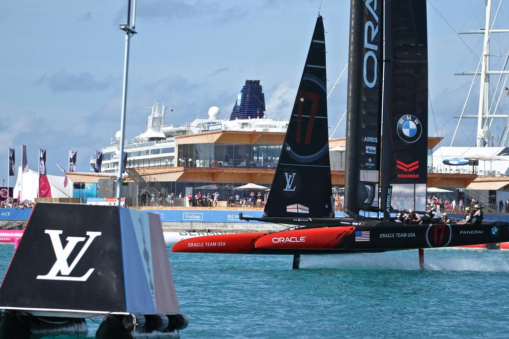 Race 12 - Oracle Team USA at the finish  - 35th America's Cup - Bermuda  May 28, 2017 © Richard Gladwell www.photosport.co.nz