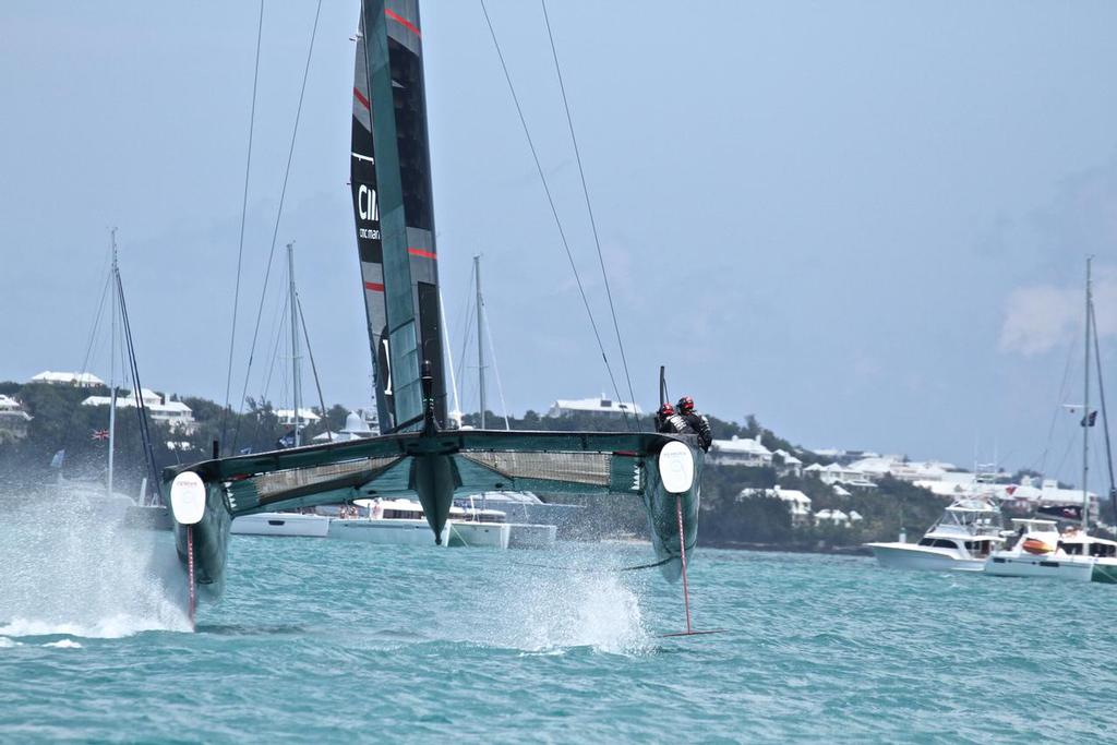 1. Race 8 - Land Rover BAR  - Nosedive - 35th America's Cup - Bermuda  May 28, 2017 © Richard Gladwell www.photosport.co.nz