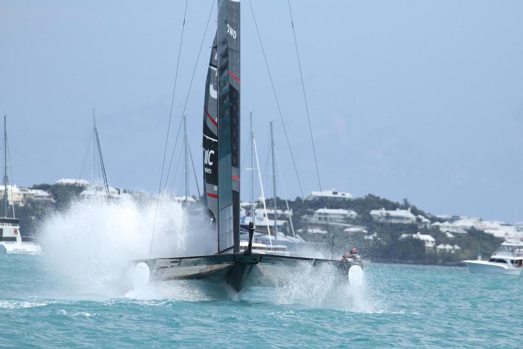 Race 8 - Land Rover BAR  - Nosedive - 35th America's Cup - Bermuda  May 28, 2017 photo copyright Richard Gladwell www.photosport.co.nz taken at  and featuring the  class