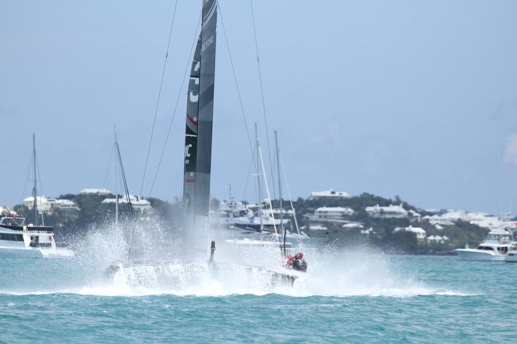 7. Race 8 - Land Rover BAR  - Nosedive - 35th America's Cup - Bermuda  May 28, 2017 © Richard Gladwell www.photosport.co.nz