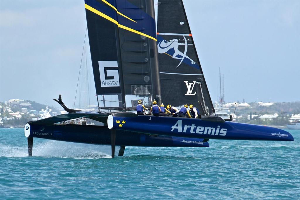 Artemus Racing - Round Robin 1, Day 3 - 35th America's Cup - Bermuda  May 28, 2017 photo copyright Richard Gladwell www.photosport.co.nz taken at  and featuring the  class