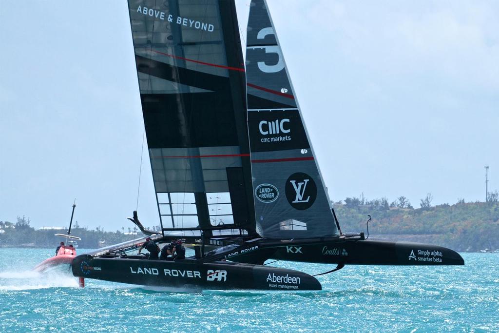 Land Rover BAR - Round Robin 1, Day 3 - 35th America's Cup - Bermuda  May 28, 2017 photo copyright Richard Gladwell www.photosport.co.nz taken at  and featuring the  class