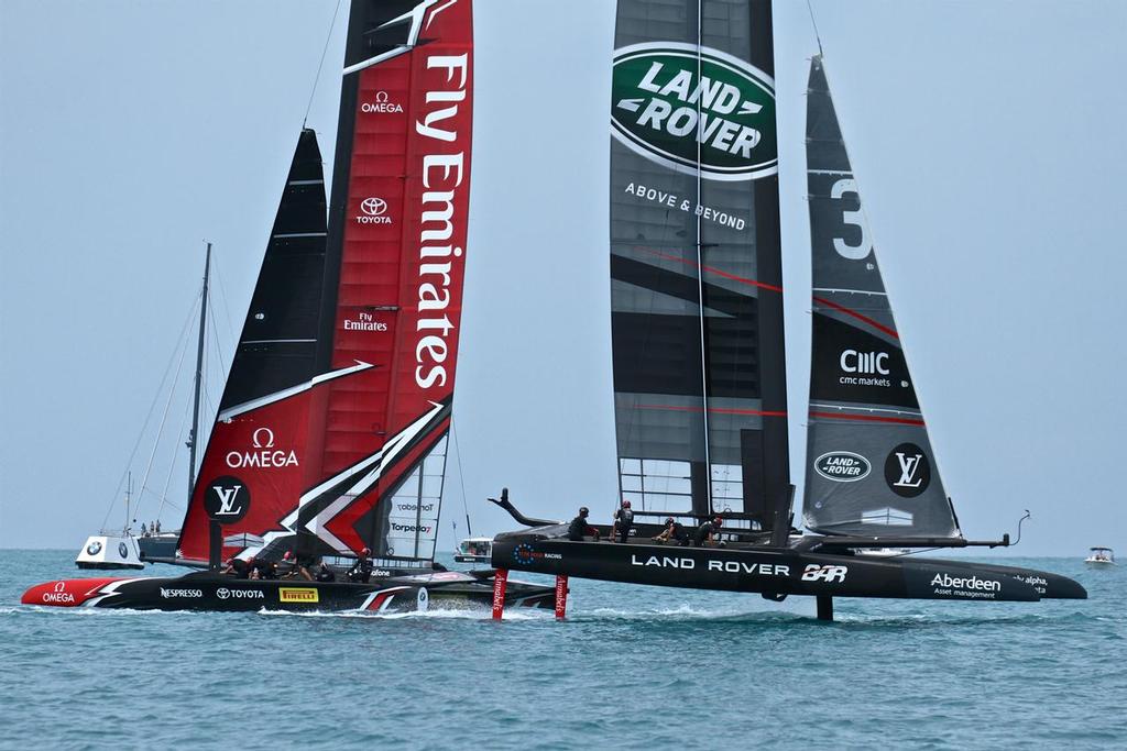 Emirates Team NZ and Land Rover BAR Round Robin 2, Day 6 - 35th America's Cup - Bermuda  June 1, 2017 © Richard Gladwell www.photosport.co.nz