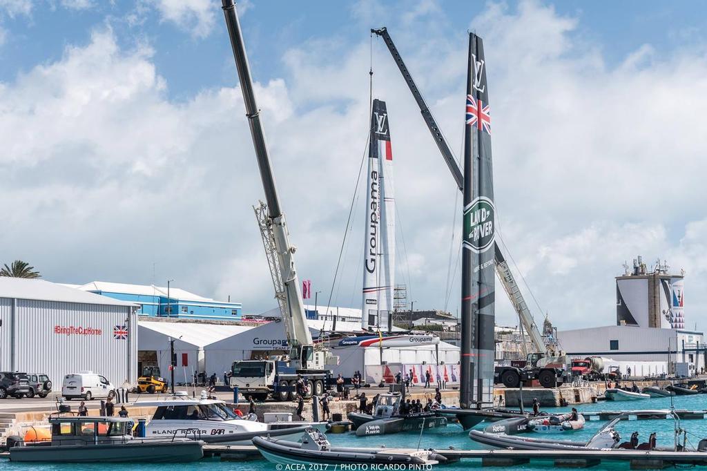 day1 - Practice Session 5, Day 1 - May 15, 2017, Great Sound Bermuda © ACEA / Ricardo Pinto http://photo.americascup.com/