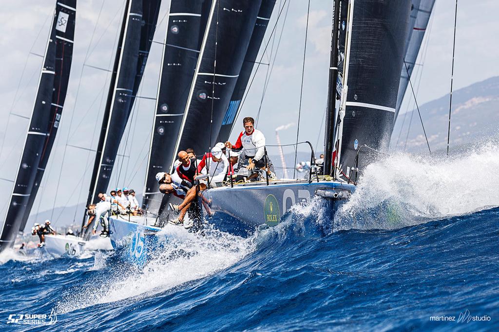 Azzurra’s win in the final race put them onto the podium - 2017 Rolex TP52 World Championship photo copyright Martinez Studio/52 Super Series taken at  and featuring the  class
