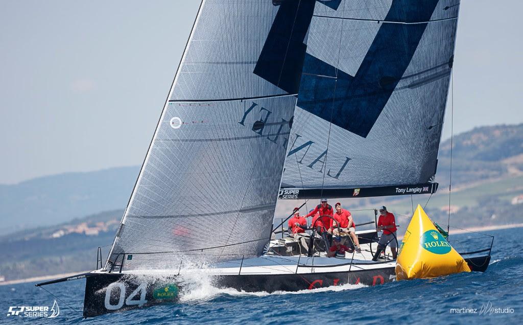 Tony Langley’s first bullet in the new Gladiator boat - Rolex TP52 World Championship 2017 © Martinez Studio/52 Super Series