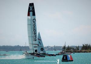 Groupama Team France - 35th America's Cup 2017 photo copyright www.AdventuresofaSailorGirl.com taken at  and featuring the  class