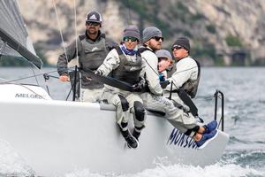 Bruce Ayres' Monsoon USA851 took a bullet from Race 3 today being on the fourth position in overall ranking after four races - Melges 24 European Sailing Series photo copyright  IM24CA/ZGN/Mauro Melandri taken at  and featuring the  class