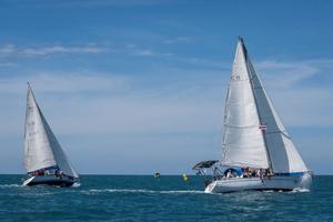Day 2 – Lady Bubbly on their way to another win – Samui Regatta photo copyright  Joyce Ravara taken at  and featuring the  class