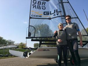 Luke and Emma - RS800 European Championship photo copyright RS800 taken at  and featuring the  class