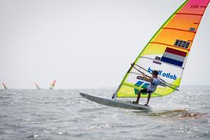 Excited for the new RS:X format – Delta Lloyd Regatta photo copyright  Klaas Wiersma taken at  and featuring the  class