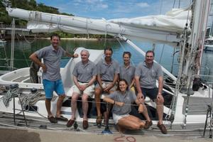 RYS member, Andrew Eddy's Team Gaia before the start in Antigua - Antigua Bermuda Race photo copyright  Ted Martin / Antigua Bermuda Race taken at  and featuring the  class
