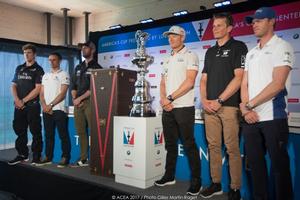 25/05/2017, Royal Naval Dockyard (Bermuda), 35th America's Cup, 1 day to go, skippers press conference photo copyright ACEA - Photo Gilles Martin-Raget http://photo.americascup.com/ taken at  and featuring the  class