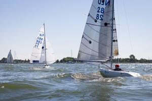 Delta Lloyd Regatta – Medal race time for 470 and Laser photo copyright  Klaas Wiersma taken at  and featuring the  class