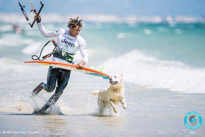 Luis, popular with all - Day 1 -  GKA Kite-Surf World Tour Tarifa ©  Ydwer van der Heide