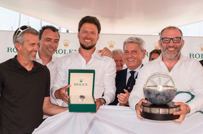 Prize Giving – Giraglia Rolex Cup ©  Rolex/ Kurt Arrigo http://www.regattanews.com