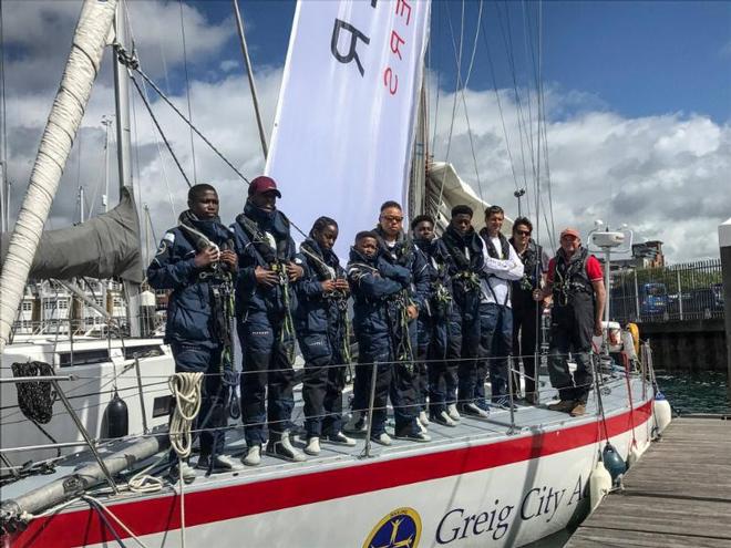 Inner city school kids from the Greig City Academy in Hornsey, east London take on their greatest challenge in the 605nm Rolex Fastnet Race in August © RORC