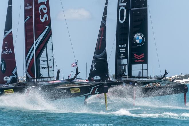 18/06/2017 - Bermuda (BDA) - 35th America's Cup 2017 - 35th America's Cup Match Presented by Louis Vuitton - Race Day 2 © ACEA / Ricardo Pinto http://photo.americascup.com/
