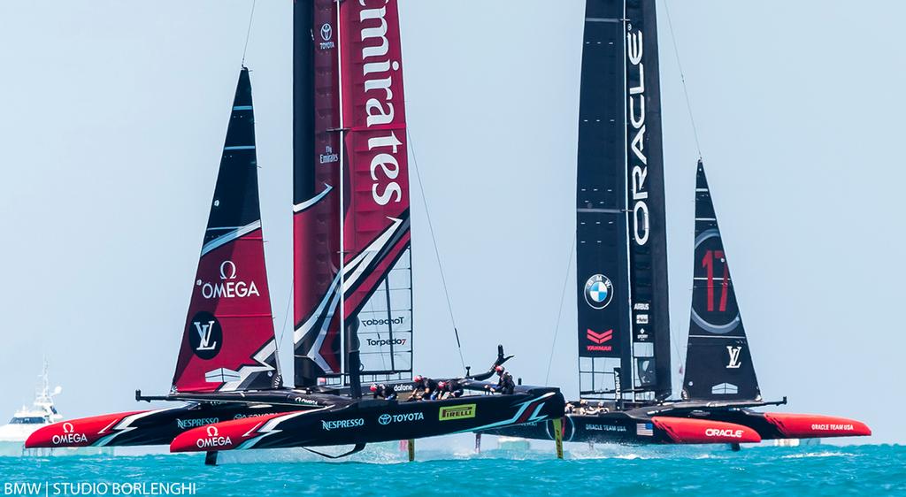 35th America's Cup Match - Day 4 - ORACLE TEAM USA and Emirates Team New Zealand ©  BMW | Studio Borlenghi