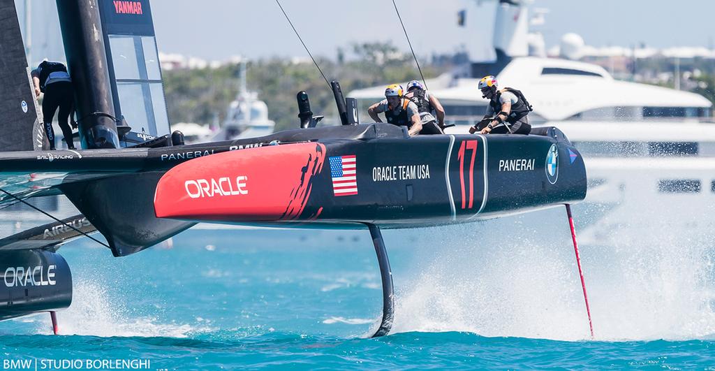 35th America's Cup Match - Day 4 - ORACLE TEAM USA photo copyright  BMW | Studio Borlenghi taken at  and featuring the  class