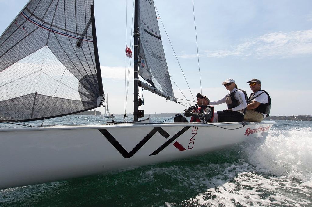 Andrew York gets 'Speedwagon' romping - 2017 Airlie Beach Race Week photo copyright  Andrea Francolini Photography http://www.afrancolini.com/ taken at  and featuring the  class