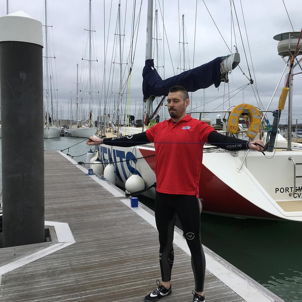 Dan Hardy Exercise Series - Episode 1 © Clipper Round The World Yacht Race http://www.clipperroundtheworld.com