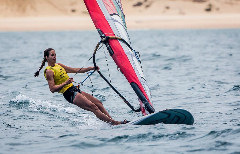Patricia Freitas of Brazil in the Windsurfer - 2017 World Cup Series Final - Santander photo copyright  Jesus Renedo / Sailing Energy http://www.sailingenergy.com/ taken at  and featuring the  class