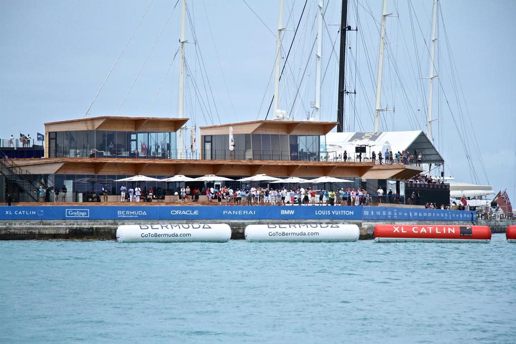 VIP stand area - Round Robin 2, Day 8 - 35th America's Cup - Bermuda  June 3, 2017 © Richard Gladwell www.photosport.co.nz