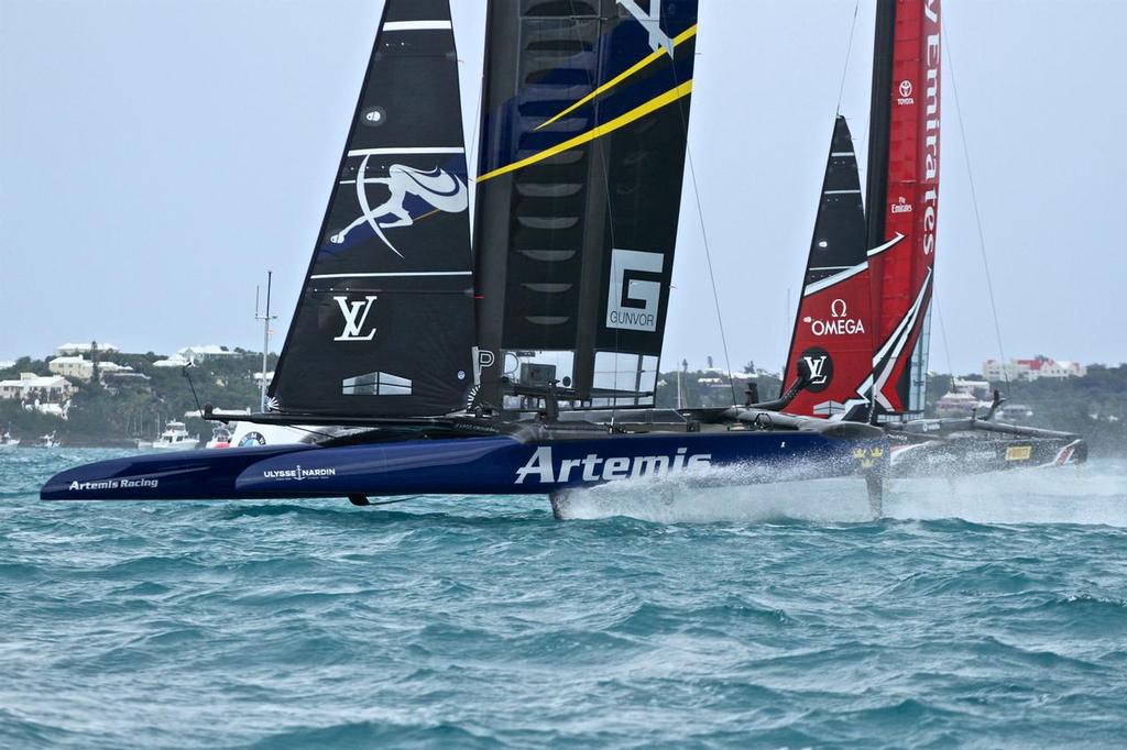 Artemis Racing - Challenger Finals, Day 15  - 35th America's Cup - Bermuda  June 11, 2017 photo copyright Richard Gladwell www.photosport.co.nz taken at  and featuring the  class