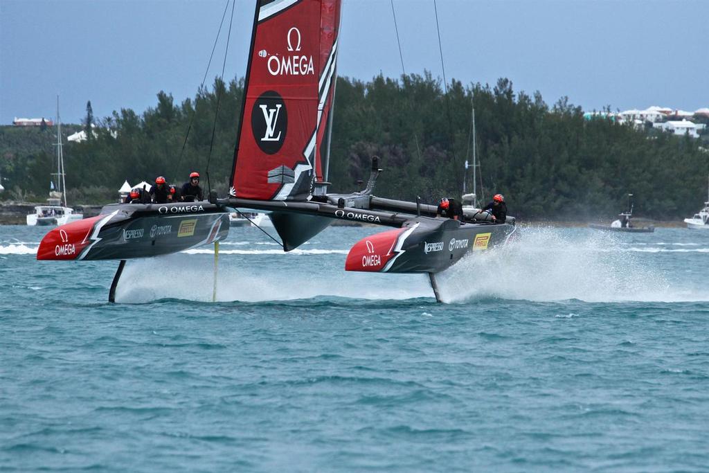 Emirates Team New Zealand - Challenger Final, Day  2 -  Race 5, Leg 6 - 35th America's Cup - Day 15 - Bermuda  June 11, 2017 © Richard Gladwell www.photosport.co.nz