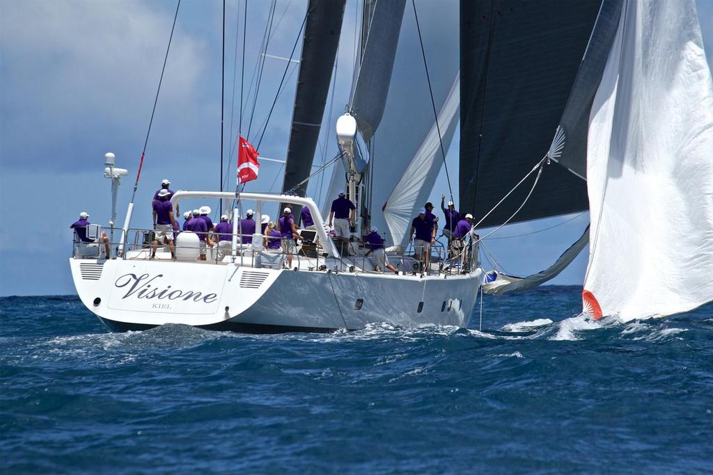 Visione - Super yacht pursuit racing - 35th America's Cup - Bermuda  -  June 13, 2017 © Richard Gladwell www.photosport.co.nz