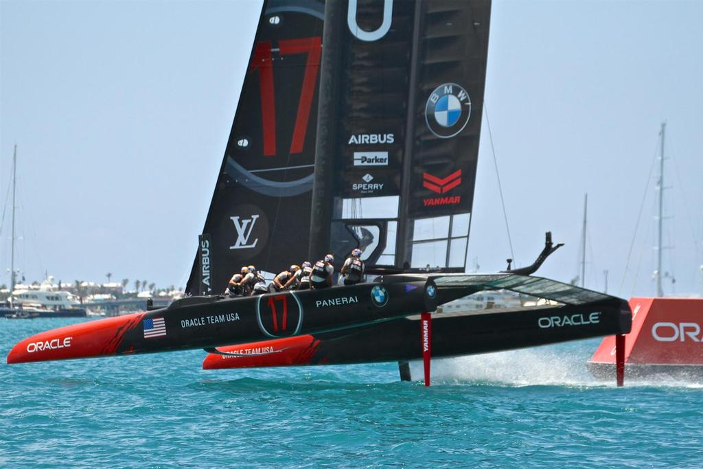 Emirates Team New Zealand and Oracle Team USA - 35th America's Cup Match - Bermuda  June 17, 2017 © Richard Gladwell www.photosport.co.nz