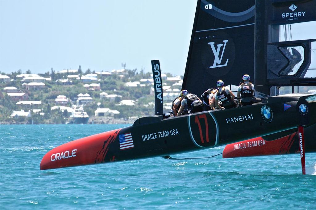 Oracle Team USA - 35th America's Cup Match - Race 3 - Bermuda  June 18, 2017 photo copyright Richard Gladwell www.photosport.co.nz taken at  and featuring the  class